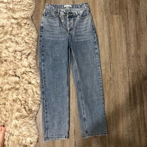 12th Tribe Light Blue Straight Leg Jeans